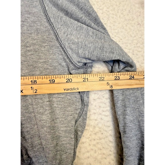 Abercrombie & Fitch Shirt Mens XL Gray Muscle Fit Logo Long Sleeve Tee Crewneck - Picture 6 of 6